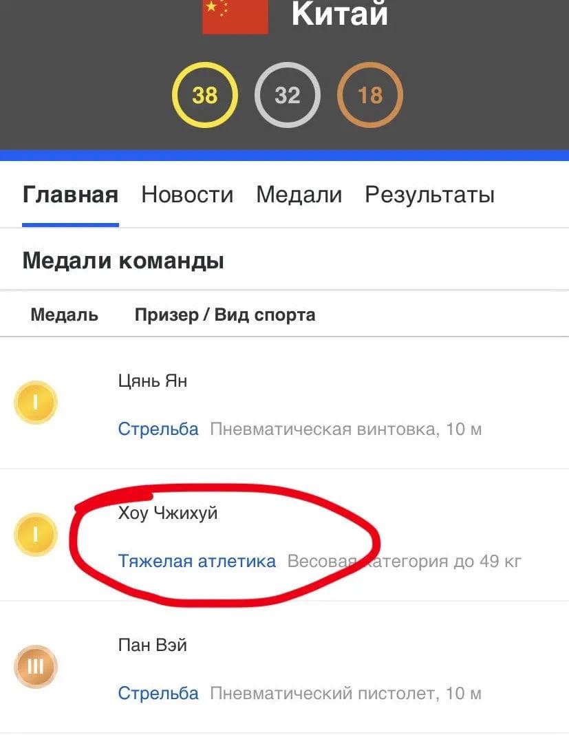 Скриншот: https://sportmail.ru