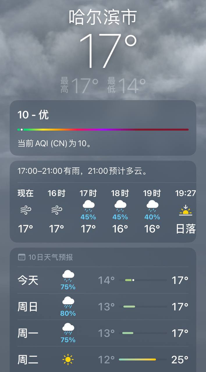 Скриншот: weather.cn