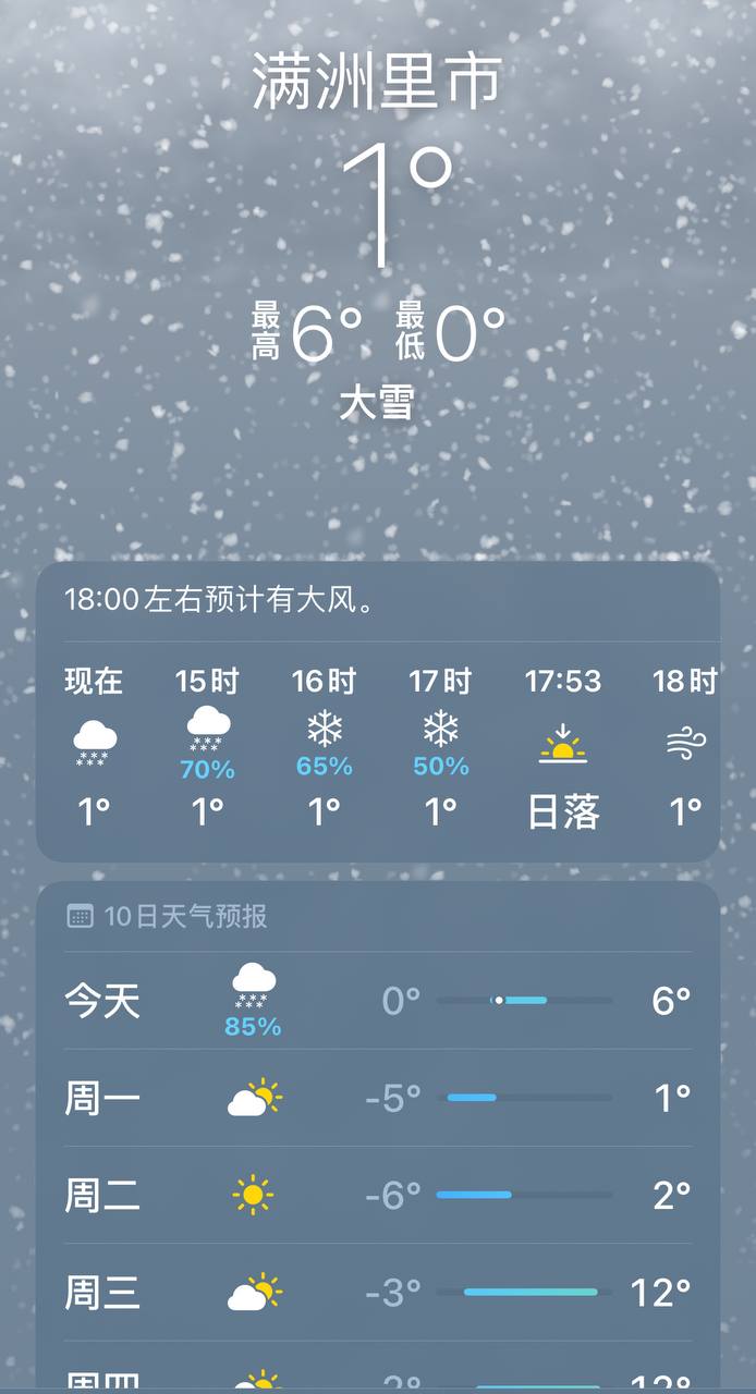 Скриншот: Weather.cn