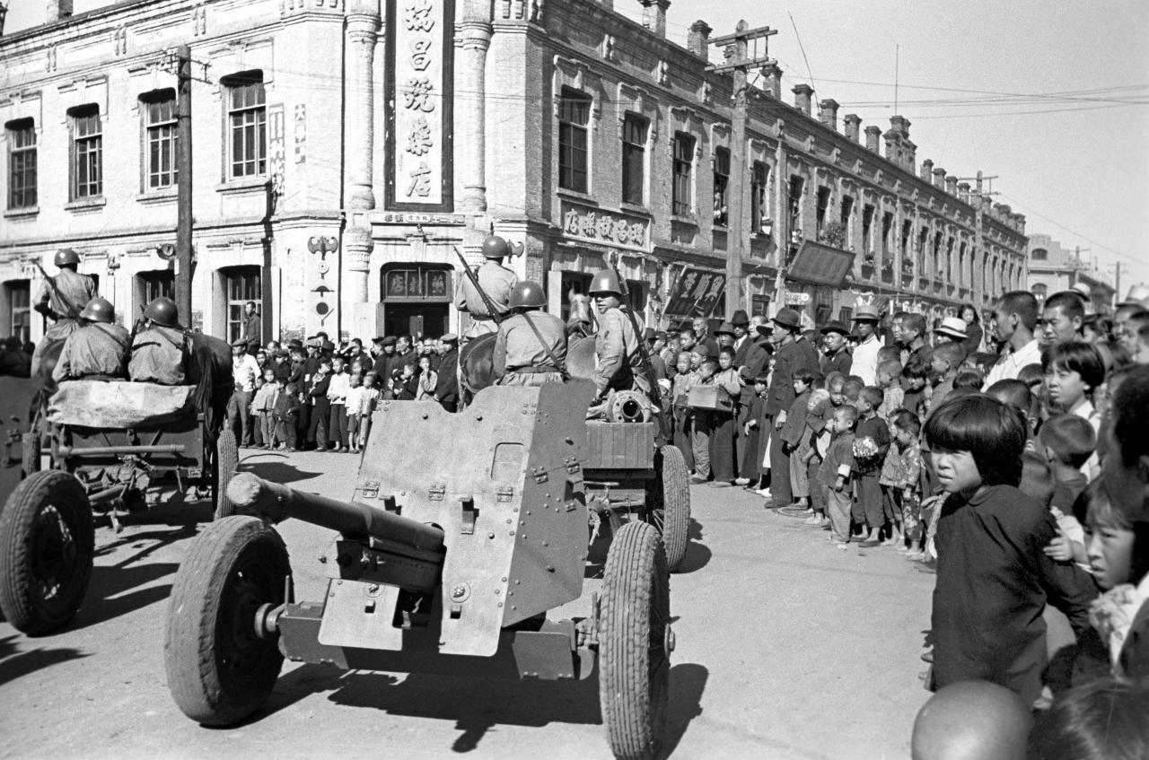 Парад в харбине 1945 фото